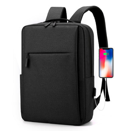 Cross-border computer bag 15-16 inch men's large-capacity travel usb computer backpack business printable logo shoulder bag