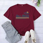 Burgundy (white font) / S