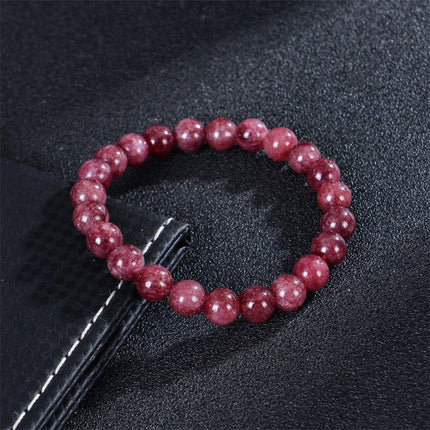SHINE/TK Cross-border Best Selling 8mm Apatite Sun Stone Beaded Bracelet Handmade Agate Crystal Original Stone Bracelet