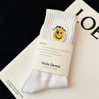 White smiley face / One size fits all 39-44