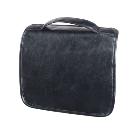 2024 new men's business pu wash bag large capacity High sense storage partition waterproof cosmetic bag storage bag