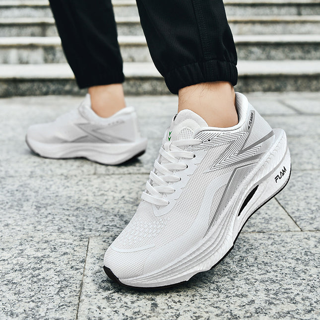 Casual Couple Fashion Cushioning Running Shoes Sports Trendy Shoes Women's Comfortable Versatile Daily Jogging Shoes Men's Breathable All Seasons