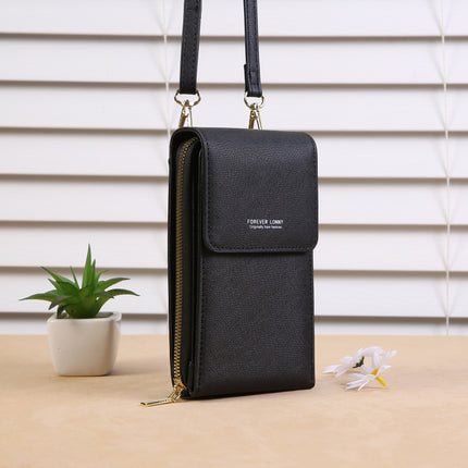 Lonny new mobile phone bag women's shoulder messenger bag Korean multi-functional ID card holder wallet