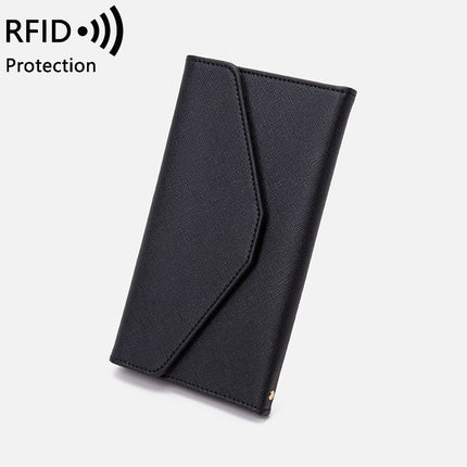 Cross-border Passbook Bag Women's 2023 New RFID Multi-function Air Ticket Certificate Bag Men's and Women's Passbook Holder for Traveling Abroad