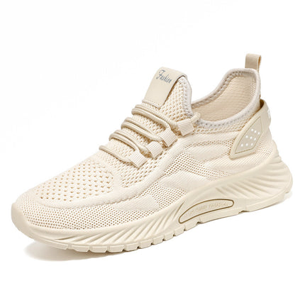 Women's Shoes 2026 Summer New Style Couple's Fashion Sports Casual Shoes Cross-Border Shoes Breathable Fly-Knit Running Shoes