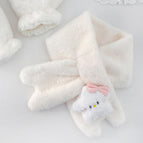 Five-pointed star pink scarf