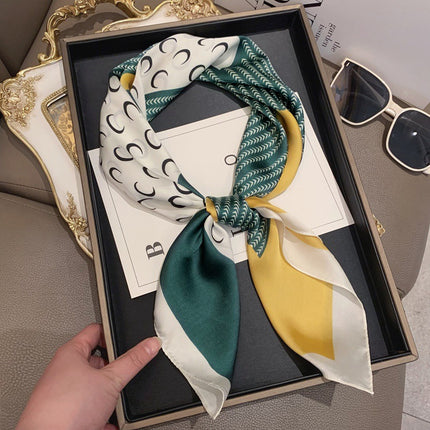 70 square scarf scarf French women's high-end sense scarf all-match 2024 new matching village shirt scarf scarf wholesale