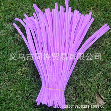 Ultra-Dense Encrypted Hair Root Strips Twist Stick Bouquet High-Density Macaron Twist Stick Material Package Handmade DIY Multi-Color