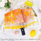 [fully automatic folding transparent leaves] yellow