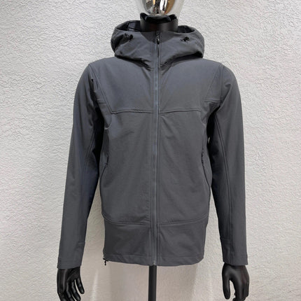 Spring and Autumn Men's High Quality Windproof Waterproof Outdoor Casual Sports Soft Case Jacket Fashionable Trendy Men's Hooded Jacket