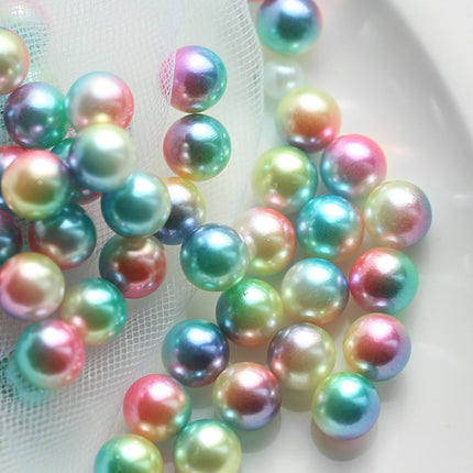 Cross-border hot sale 6-grid Pearl diy jewelry set multi-size non-porous Mermaid Magic Pearl nail art clothing accessories