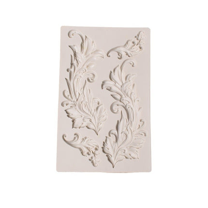 Embossed combination of various photo frame flower frame edge silicone handmade chocolate candy cake mold candy tool