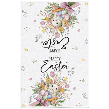 Cross-border Easter Kitchen Towel Absorbent Dishwashing Cloth Holiday Atmosphere Decorative Hand Towel Household Cleaning Cloth