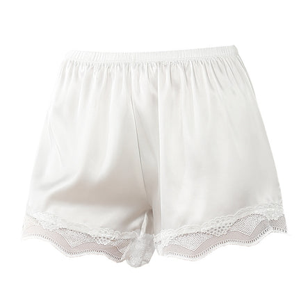 Bottoming Safety Pants Women's Anti-running Light Summer Thin Loose Lace White plus size Leggings Can be Wearable without Curling