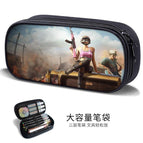 Waterproof, scratch-proof, non-fading, large-capacity three-layer pencil case / B44353