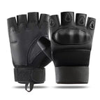Half finger matte cloth shell-black / L