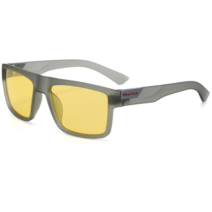 Amazon cross-border elastic paint large frame anti-ultraviolet cycling mirror Europe and the United States outdoor color-changing driving polarized sunglasses 91