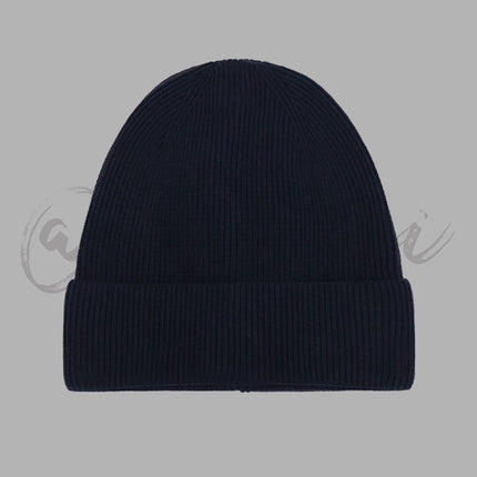 New Four Seasons Flying Woven Men's and Women's Knitted Hat Big Head Wai Cold Hat Men's European and American temu Lazy Style Hat Warm
