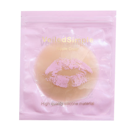 Cross-border Invisible Chest Sticker Anti-bump Areola Sticker Solid Silicone Emulsion Sticker Self-adhesive with Adhesive Ultra-thin Breathable