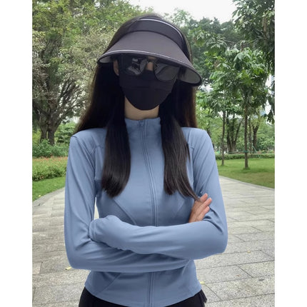 2026 New Summer Style Thin Sun Protection Clothing for Women, Breathable and Slim-Fitting Ice Silk Sun Protection Clothing, Cardigan Jacket, Uv Protection