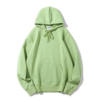 Men's autumn AG300g health cloth solid color hooded vests men's cross-border fashion brand men's coat printing wholesale