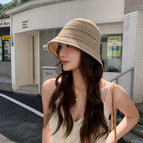 Hollow bucket hat [khaki]