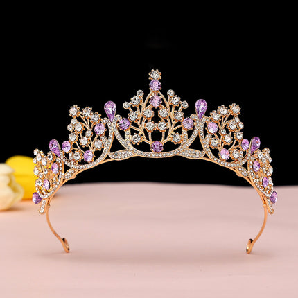 Bridal Crown Headwear 2024 Eighteen Years Old Adult Ceremony Princess Best Friend Gift Birthday Internet Celebrating Rhinestone Cake Crown