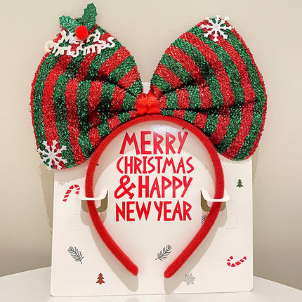 Christmas Antler Headband Holiday Costume Headband Cartoon Hairband for Women 2026 New Children's Hairpin Hair Accessory Gift