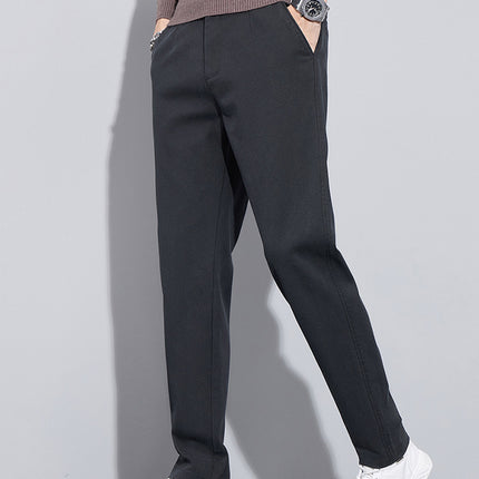 Cross-Border Trade Spring and Autumn New Lyocell Men's Versatile Light Business Casual Pants, Simple and Versatile