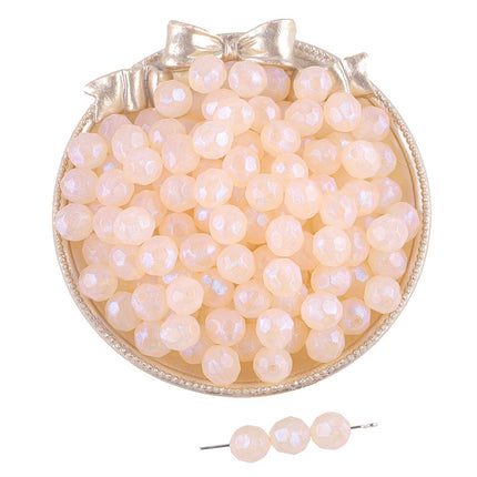 10mm acrylic mermaid horn beads handmade diy jewelry accessories bracelet mobile phone chain material cross-border hot sale