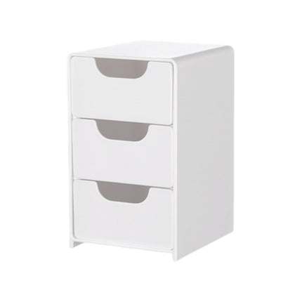 Mini Desktop Small Office Furniture Office Organizing Handy Gadget Jewelry Lipstick Large Capacity Cosmetic Storage Box