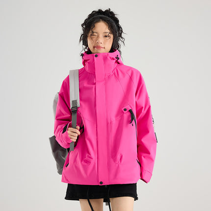 Factory Direct Sales Wholesale Spring Season Hooded Jackets, Popular Couple Outdoor Hiking Jackets 2518 Double Zipper