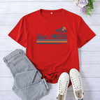 Red (white font) / S