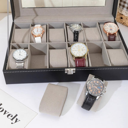 Ready-Made Watch and Glasses Boxes, High-End Leather Jewelry Boxes, Jewelry Boxes, Watch Storage Boxes, Watch Wholesale Factory