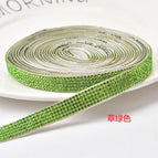 2 rows of diamonds 0.4cm / Light green