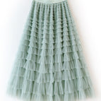 Light green / M (17 rows of skirt length 85cm wide)