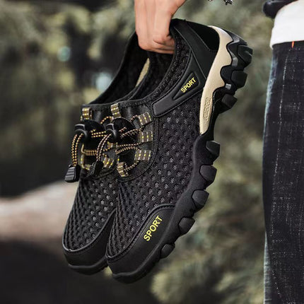 Mesh Shoes Summer Breathable Wading Shoes Men's Sports Casual Shoes Running Shoes Mesh Mountaineering Shoes Sandals Men's Shoes