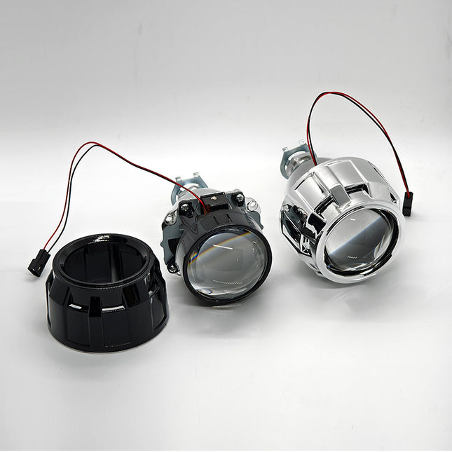 2.5 Inch HID Dual Light Projector Lens 4800LM IP68 Universal Car Motorcycle SUV / Lentille Phare Bi-Xénon 2.5 Pouces HID 4800LM IP68 Universel Voiture Moto SUV