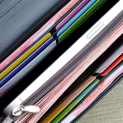 New Women's Wallet Women's Long Clutch Bag Mother's Multi-Card Card Bag Fashionable Simple Large Capacity Mobile Phone