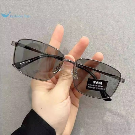 Day and Night Color Changing Sunglasses Men's High-Level Driving Special Polarized Glasses Men's Cycling Fishing Welding Sunglasses