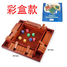 Four-sided Digital Flip Toy Family Parent-child Dice Game Four-person Interactive Party Table Game Drinkers Puzzle