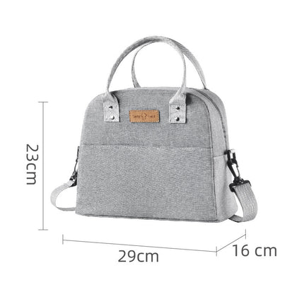 Portable Insulated Bag, Thickened Lunch Bag, Student Lunch Box Bag, Large Capacity Work Lunch Bag, Storage and Take-Out Bag