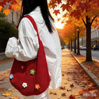 Red loose flower bag