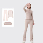 Hooded horn sandstone suit / 2/S