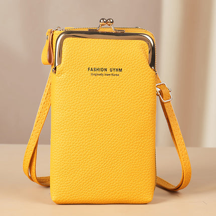 Factory wholesale mobile phone bag women's simple all-match small messenger bag multi-use change purse mobile phone bag Mini small bag for women