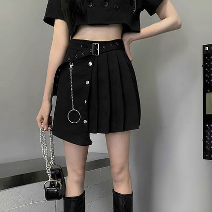 Cool Sa Ya Sister Spice Girl Wearing Sweet and Hot Short Skirt Summer Cold High-end Two-piece Short Small Suit suit