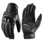 No hole gloves-Black (touch screen) spring and autumn / M