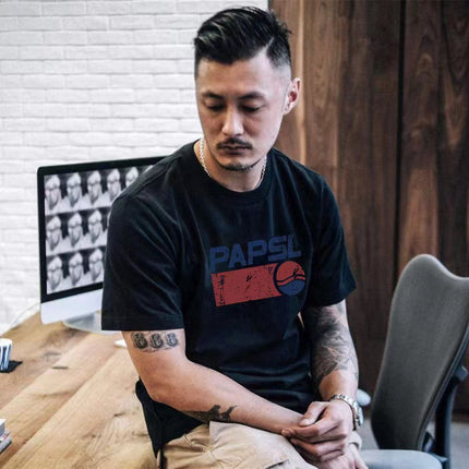Men's T-shirt Pure Cotton Short-sleeved 2024 New Summer Round Neck Men's and Women's Half-sleeved T-shirt Spring & Fall Popular T-shirt