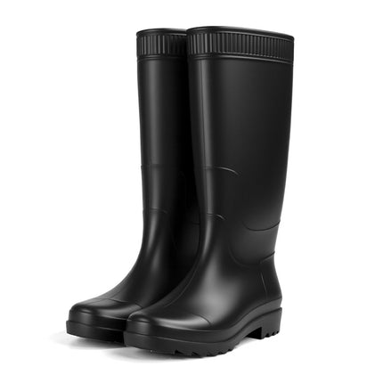 2025 Cross-Border Men's Non-Slip Thickened Wear-Resistant New Rain Boots, Fashionable Outdoor Fishing Shoes, Long Waterproof Boots for Men