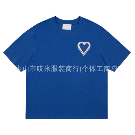 2024 European and American Trendy Brand Spring and Summer New Three-Dimensional Big Red Logo Unisex Wholesale Dropshipping